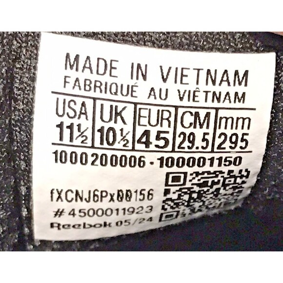 Reebok Walk Ultra 7 DMX Max Walking Shoe Men's 11.5 Black Lace Up Low Top Sneaks - Picture 9 of 13